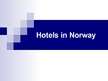 Реферат 'Hotels in Norway', 14.