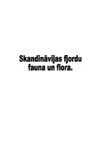 Реферат 'Skandināvijas fjordu fauna un flora', 1.