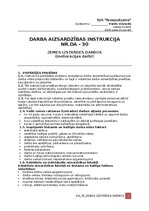 Образец документа 'Darba aizsardzības instrukcija zemes izstrādes darbos (meliorācijas darbi)', 1.