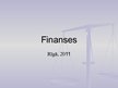 Презентация 'Finanses', 1.