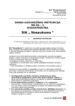 Образец документа 'Darba aizsardzības instrukcija', 1.