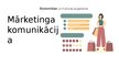 Презентация 'Mārketinga komunikācija. Dažādu lietotāju profilu patēriņa grozs', 1.