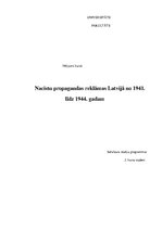 Реферат 'Nacistu propagandas reklāmas Latvijā no 1941. līdz 1944.gadam', 1.