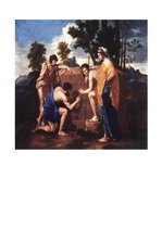 Конспект 'Klasicisma iezīmes Nikolā Pusēna gleznā "Arkādijas gani"', 2.
