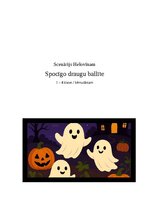 Конспект 'Scenārijs Helovīnam "Spocīgo draugu ballīte" 1 – 4 klasei / bērnudārzam', 1.