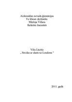 Реферат 'Referāts par Viļa Lācīša grāmatu "Stroika ar skatu uz Londonu"', 1.