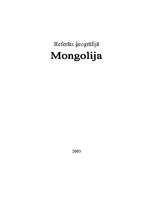 Реферат 'Mongolija', 1.