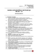 Образец документа 'Darba aizsardzības instrukcija - būvgaldnieks', 1.