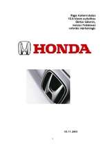 Реферат 'Auto firma "Honda"', 1.