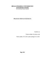 Отчёт по практике 'Prakses atskaite žurnālistikā', 1.