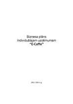 Бизнес план 'I/U "E-Caffe"', 1.