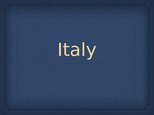 Презентация 'Italy', 1.