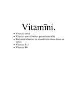 Конспект 'Vitamīni uzturā', 8.
