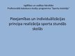 Презентация 'Pieejamības un individuālizācijas principa realizācija sporta stundās skolās', 1.