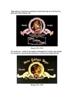 Реферат 'Kino studijas "Metro Goldwyn Mayer" logo izveidošanas vēsture', 4.