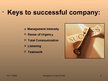 Презентация 'Secret of Success for the Company', 4.