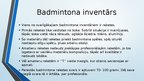 Презентация 'Badmintons', 11.