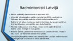 Презентация 'Badmintons', 17.