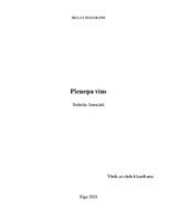 Эссе 'Reja Bredberija grāmata "Pieneņu vīns"', 1.