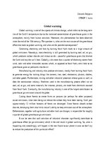 Эссе 'Global warming', 1.