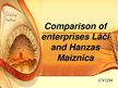 Презентация 'Comparison of Enterprises "Lāči" and "Hanzas Maiznīca"', 1.