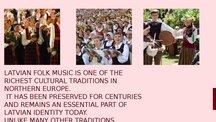 Презентация 'Latvian folk music', 2.