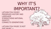 Презентация 'Latvian folk music', 6.