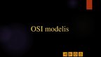 Презентация 'OSI modelis', 1.