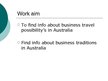 Презентация 'Business Travel to Australia', 2.