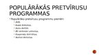 Презентация 'Pretvīrusu programmas', 9.