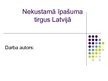Презентация 'Nekustamā īpašuma tirgus Latvijā', 1.