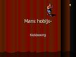 Презентация 'Mans hobijs - kikbokss', 1.