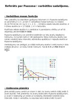 Конспект 'Referāts par Puasona varbūtību sadalījumu', 1.