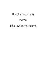 Реферат 'Rūdolfs Blaumanis "Indrāni". Ievas raksturojums', 1.