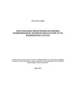 Реферат 'Neatliekamās medicīniskās palīdzības nodrošināšanas tiesiskais regulējums un tā ', 1.