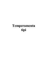 Реферат 'Temperamenta tipi', 1.
