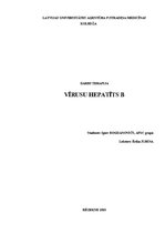 Реферат 'Vīrusu hepatīts B', 1.