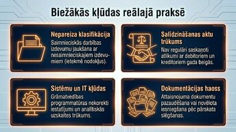 Презентация 'Kļūdas grāmatvedības uzskaitē un to labošana Latvijā', 8.