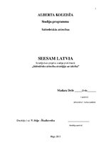 Конспект 'Kompānija "Seesam Latvija" - stratēģiskais projekts', 1.