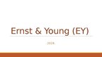 Реферат 'Ernst & Young (EY) iekšējās kontroles sistēmas būtību', 11.