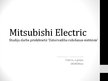 Реферат 'Kompānija "Mitsubishi Electric"', 23.
