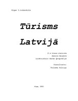 Реферат 'Tūrisms Latvijā', 1.