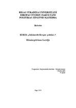 Реферат 'Eiroskepticisms Latvijā', 1.