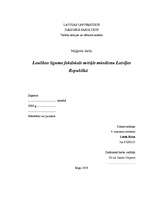 Дипломная 'Laulības līguma faktiskais mērķis mūsdienu Latvijas Republikā', 1.