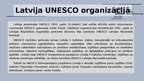 Презентация 'Latvija starptautiskās organizācijās - UNESCO', 8.