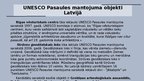 Презентация 'Latvija starptautiskās organizācijās - UNESCO', 11.