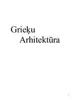 Реферат 'Grieķu arhitektūra', 1.