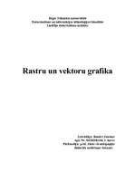 Реферат 'Rastru un vektoru grafika', 1.