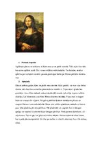 Эссе 'Leonardo da Vinči glezna "Mona Liza"', 2.