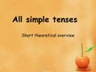 Презентация 'All Simple English Grammar Tenses', 1.